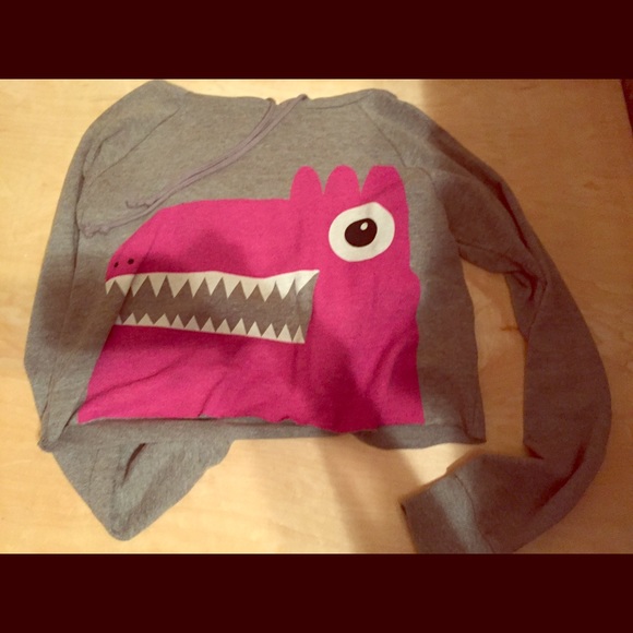Forever 21 Sweaters - Dinosaur Crop Sweater