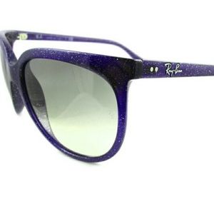 NEW! Ray Ban Purple Glitter Sunglasses w/ case