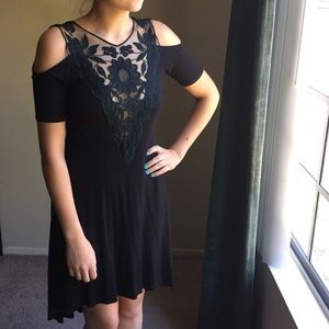 Deep V and Lace Cut-Out Dress! Clearance price!!