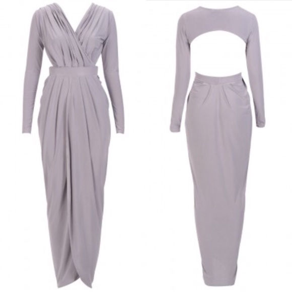 Goddess Gray Dress