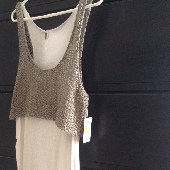 Free People Tops - Sold!!🌴Free People twotone twofer sweater🌴