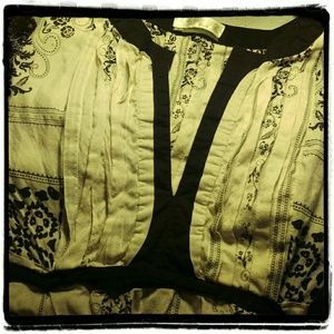 Anthropologie sheer cotton/silk Sugar Lips Tunic