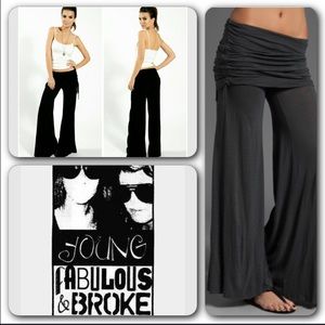 Young Fabulous & Broke Black Sierra Pants