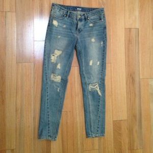 BDG destroyed slim boyfriend jeans