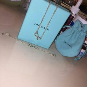 Tiffany & Co. Infinity Necklace and Bracelet Set