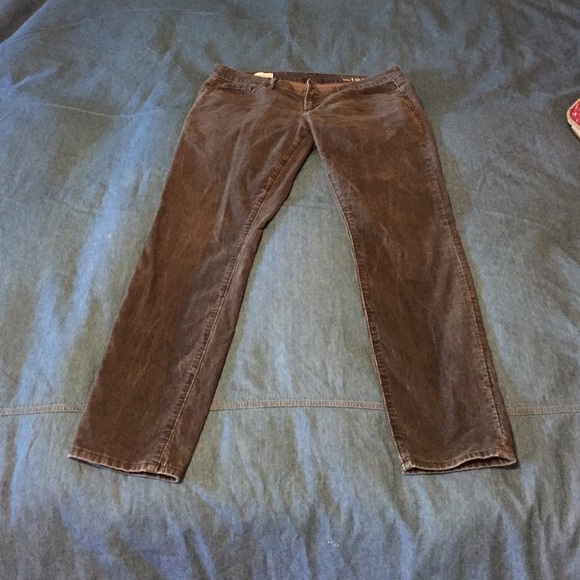 Gray cords Gap 1969 Skinny