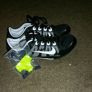 Nike Black and White Cleated