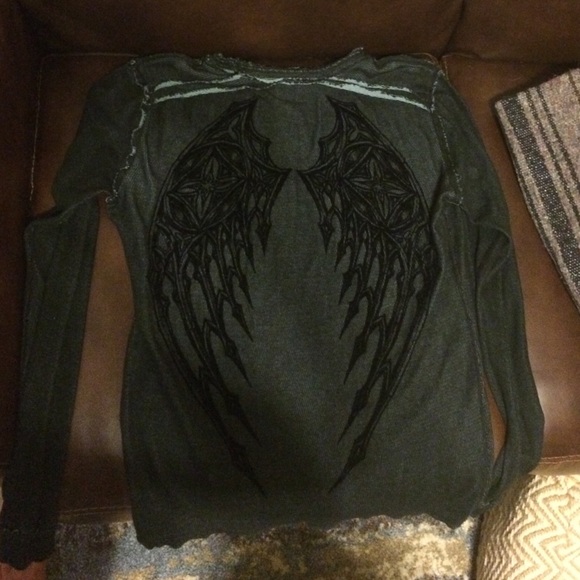 Men's Affliction Long Sleeve Reversible Shirt