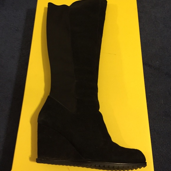 Kenneth Cole wedge tall boots.
