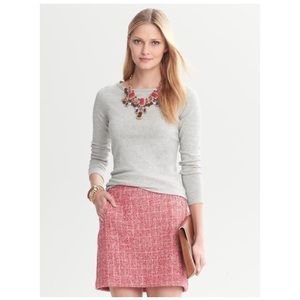 Banana Republic Grey Zip-back Pullover