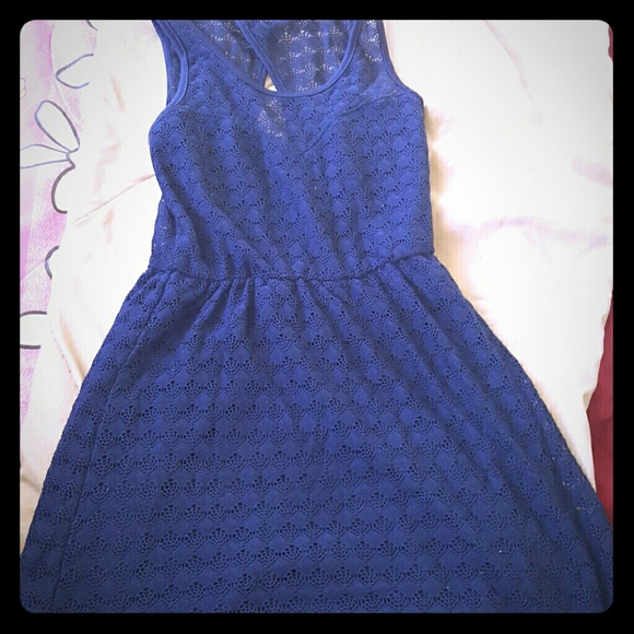 Blue dress