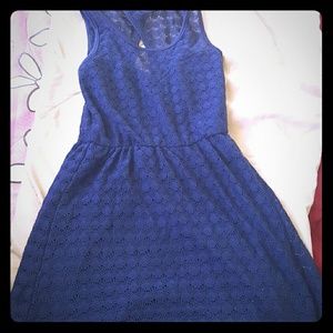 Blue dress