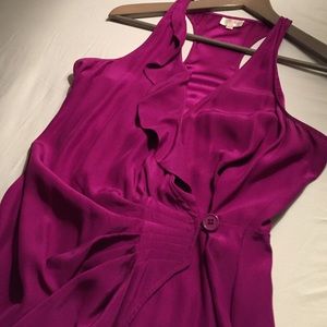👗Parker Magenta 100% Silk Dress👗