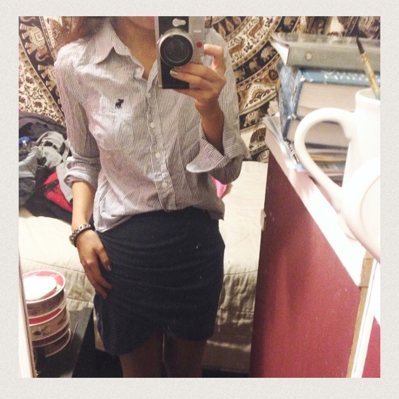 Abercrombie kids button up shirt