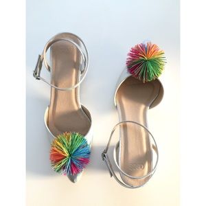 Asos Pompom Pointed Heel