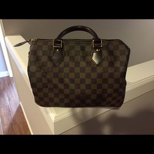 💯Authentic Louis Vuitton Ebene Speedy 30**hold**