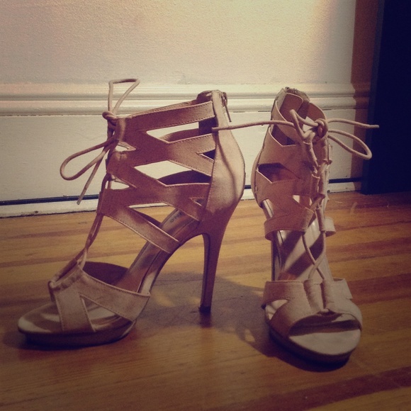 Call It Spring Shoes - Cream heels