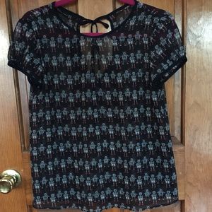 Zara short sleeve robot shirt