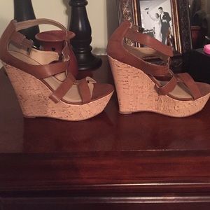 Pre Black Friday Sale!!  Brown Wedges