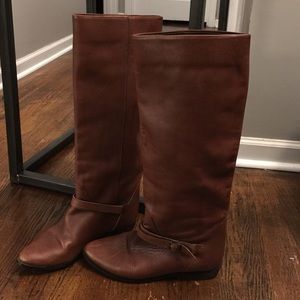 Vintage Leather Riding Boots