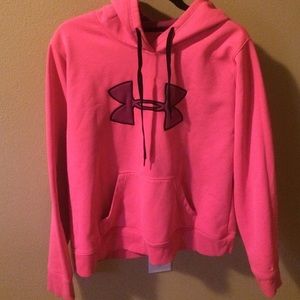 Neon Pink Underarmour sweatshirt