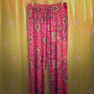 Paisley pajama pants