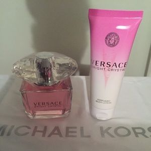 Versace Bright Crystal Perfume & Body Lotion