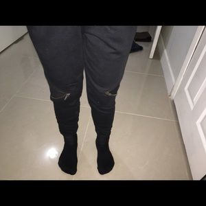 H&M mid-rise joggers 🌚