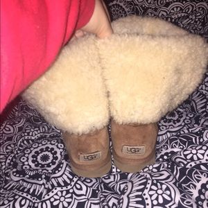 Worn Ugg tall Bailey Buttons