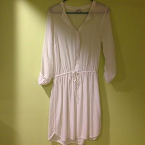 White cover up/dress