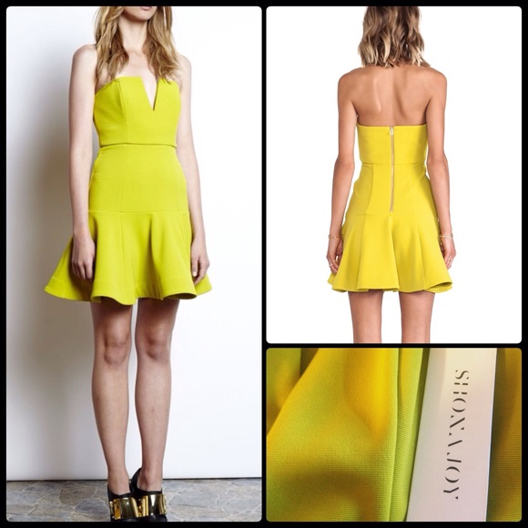 shona joy yellow dress