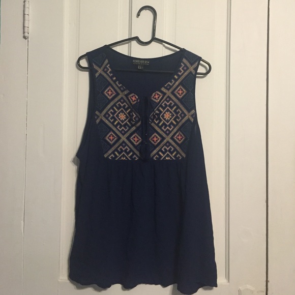 Forever 21+  embroidered tank! Super cute!