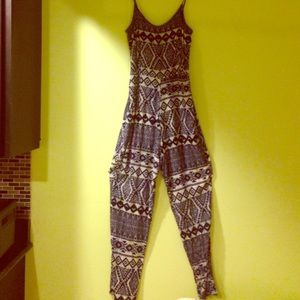 Aztec pattern jumpsuit