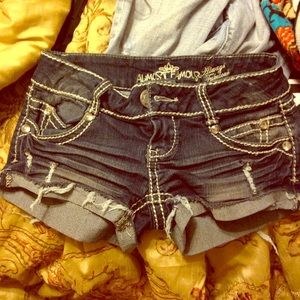 Jean cutoff shorts