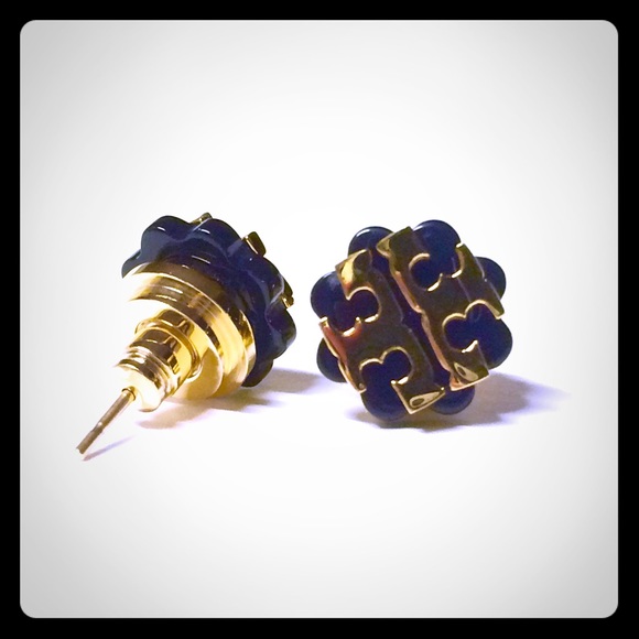 Tory Burch Logo Stud Earring