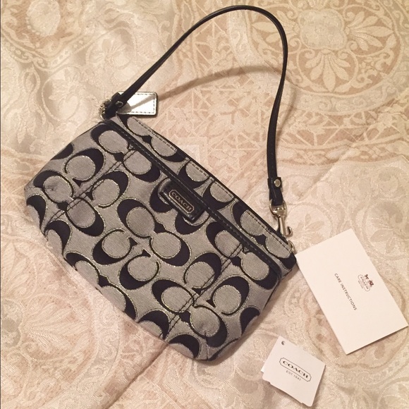 Authentic Coach Wristlet NWT