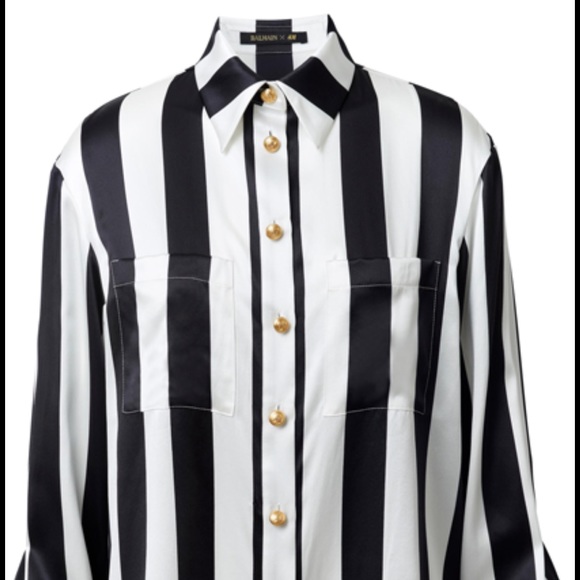 Balmain for H&M blouse.