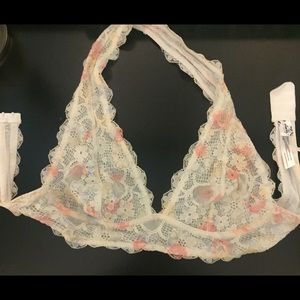 {SOLD ON MERC} Pale Yellow Free People Bralette