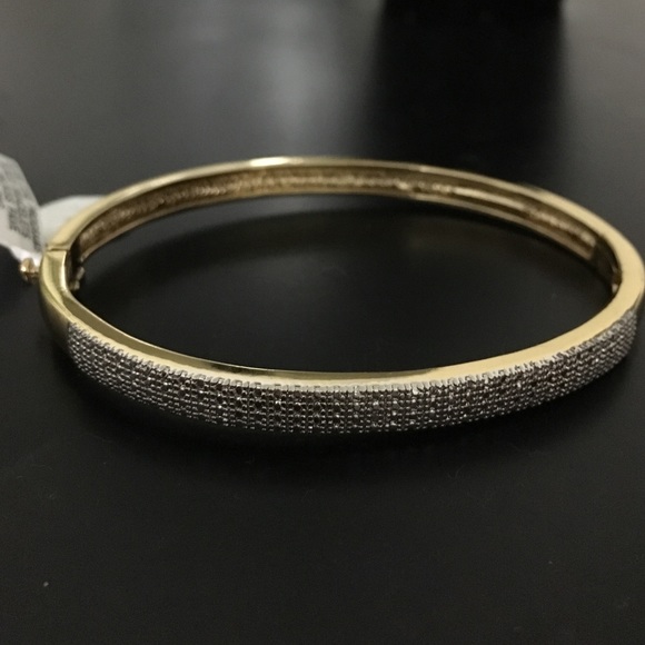 Silver and gold bracelet