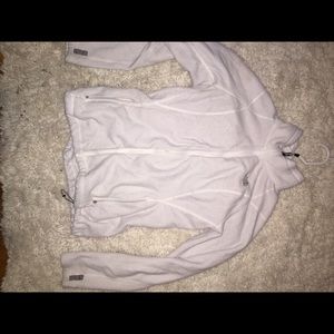 White north face jacket