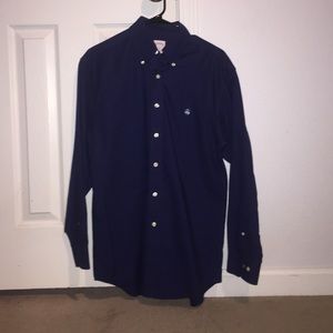 Men's Small Brooks Brothers Navy Button Down