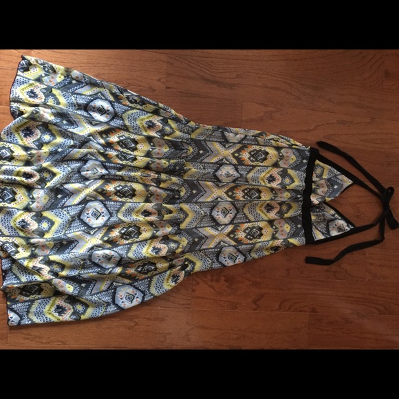 ReneeC. Long Navajo Print Dress