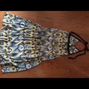 ReneeC. Long Navajo Print Dress