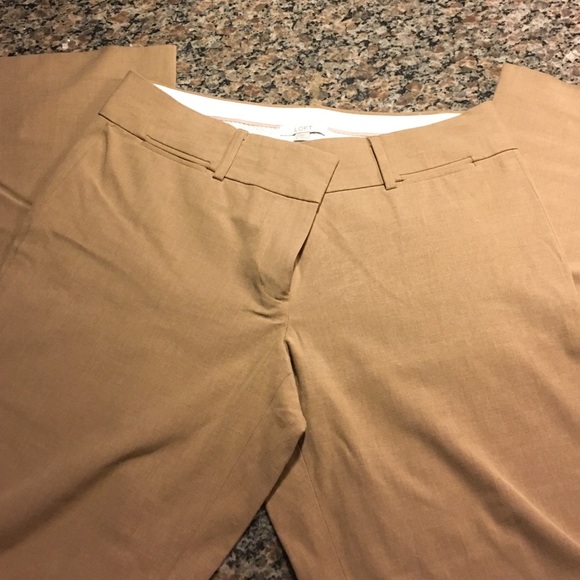 Loft Marisa fit tan trouser pants