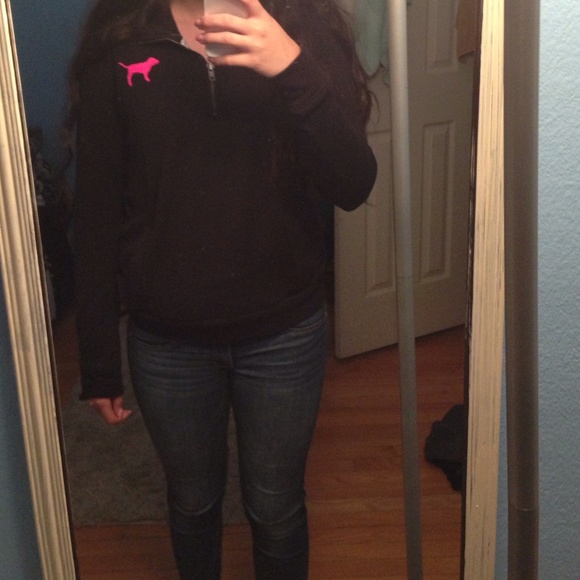 PINK Victoria's Secret Sweaters - Pink zip up