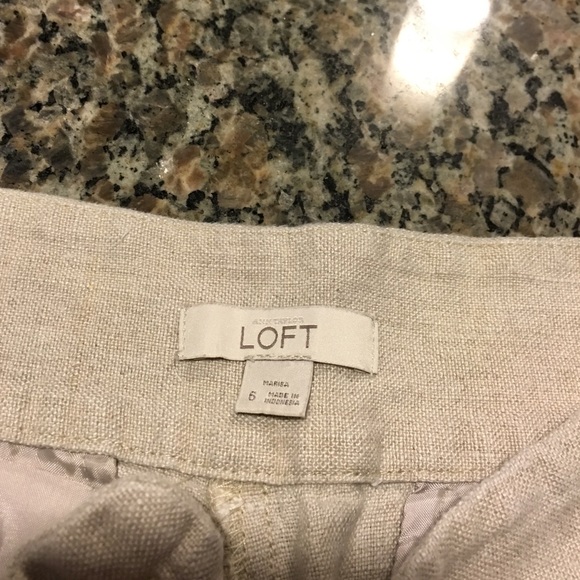Super comfortable Loft linen pants in Marisa fit!