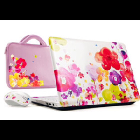 HP limited edition flower garden laptop