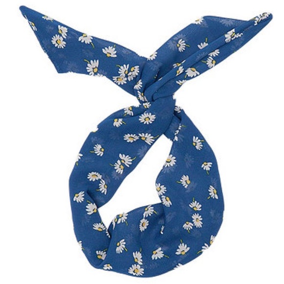 American Apparel Floral Chiffon Twist Scarf