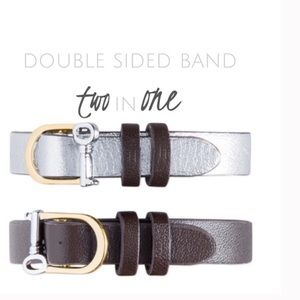 NWB KEEP COLLECTIVE LEATHER BRACELET