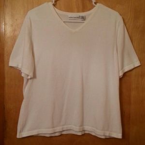 NWT CROFT & BARROW SWEATER V-NECK